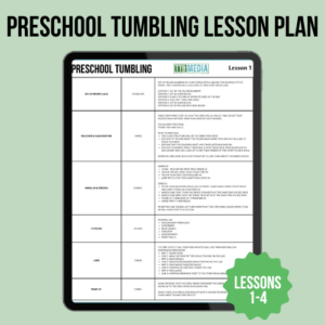 Preschool Tumbling - Lesson Plans 1-4